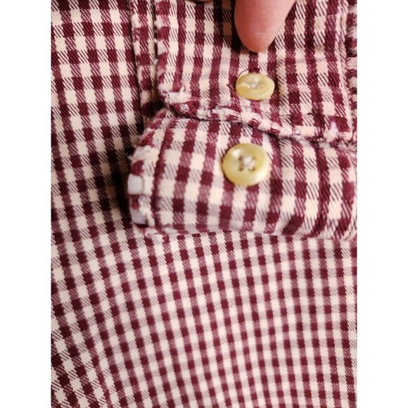 Tommy Hilfiger Dress Shirt Men's X Large Long Sleeve White Red Check - Picture 9 of 16
